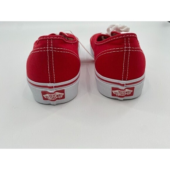 Vans Authentic RED Unisex Shoes Women Size 11 (Men Size 9.5) - Picture 4 of 8